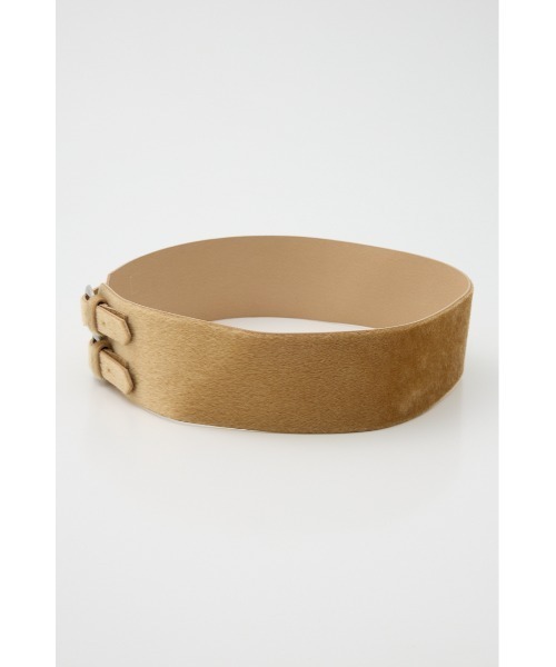 LAGUA GEM（ラグアジェム）の「COAT FLOW ベルト（ベルト・レディース・ブラック/ベージュ・FREE）」の9枚目の写真