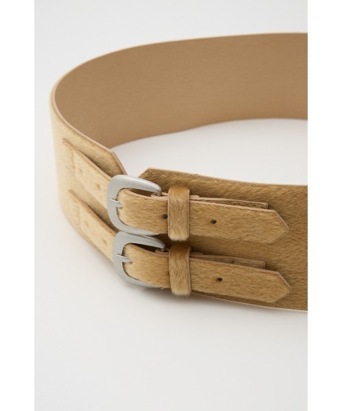 LAGUA GEM（ラグアジェム）の「COAT FLOW ベルト（ベルト・レディース・ブラック/ベージュ・FREE）」の11枚目の写真