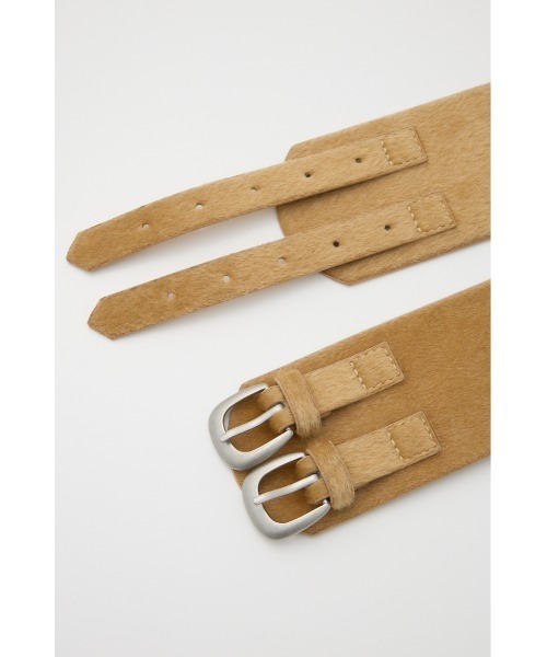 LAGUA GEM（ラグアジェム）の「COAT FLOW ベルト（ベルト・レディース・ブラック/ベージュ・FREE）」の12枚目の写真