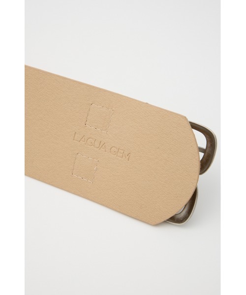 LAGUA GEM（ラグアジェム）の「COAT FLOW ベルト（ベルト・レディース・ブラック/ベージュ・FREE）」の13枚目の写真