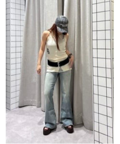 LAGUA GEM（ラグアジェム）の「COAT FLOW ベルト（ベルト・レディース・ブラック/ベージュ・FREE）」の15枚目の写真