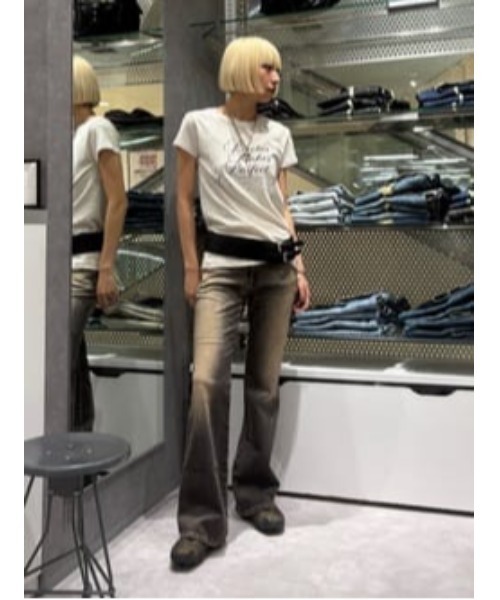 LAGUA GEM（ラグアジェム）の「COAT FLOW ベルト（ベルト・レディース・ブラック/ベージュ・FREE）」の16枚目の写真