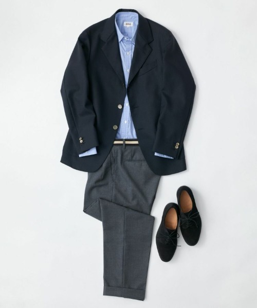 BRITISH MADE(ブリティッシュメイド)の「オフィサーパンツ/ポーツマス(ベルトループ付き)(MEN) 全1色(その他パンツ・メンズ・グレー・S)」の14枚目の写真