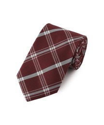 Perfect Suit FActory（パーフェクトスーツファクトリー）の「ベーシックネクタイ　チェック　グレー/ワイン/ネイビー（ネクタイ・メンズ）」