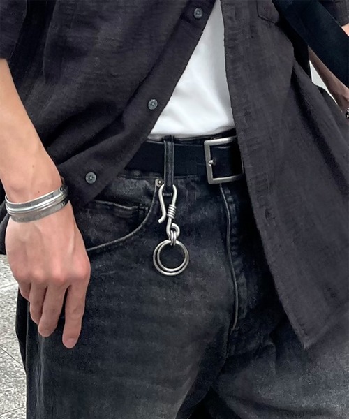 SBG(エスビー)の「インフルエンサー ken × SBG ツイストダブルフープキーリング(キーケース/キーアクセサリー・メンズ・シルバー・FREE)」の14枚目の写真