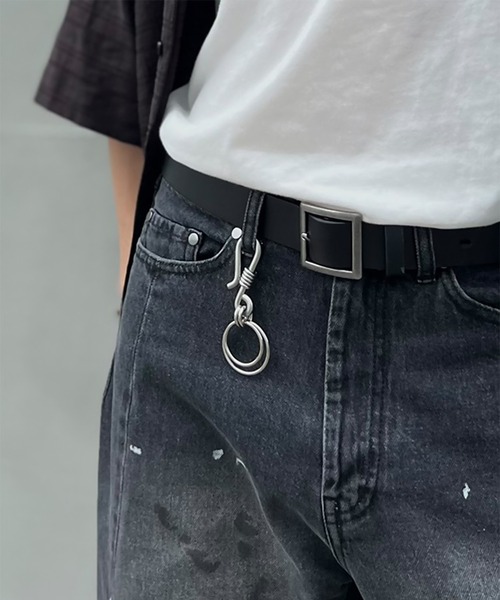 SBG(エスビー)の「インフルエンサー ken × SBG ツイストダブルフープキーリング(キーケース/キーアクセサリー・メンズ・シルバー・FREE)」の9枚目の写真