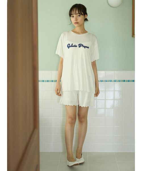 gelato pique（ジェラートピケ）の「カラフルロゴTシャツ（ルーム