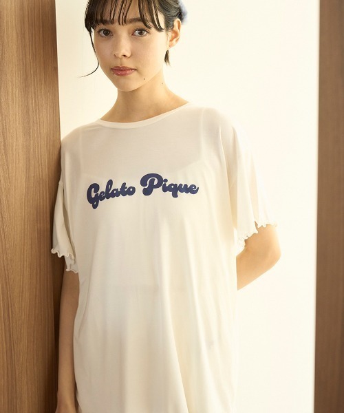 gelato pique（ジェラートピケ）の「カラフルロゴTシャツ（ルーム