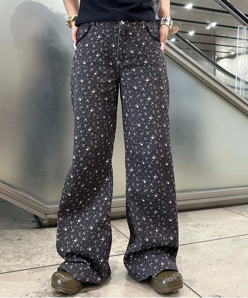 sedacle girl（セダクルガール）の「アソート総柄ヒップ刺繍パンツ（その他パンツ・レディース・チャコールグレー/カーキ/ダークグレー・SMALL/MEDIUM）」の22枚目の写真