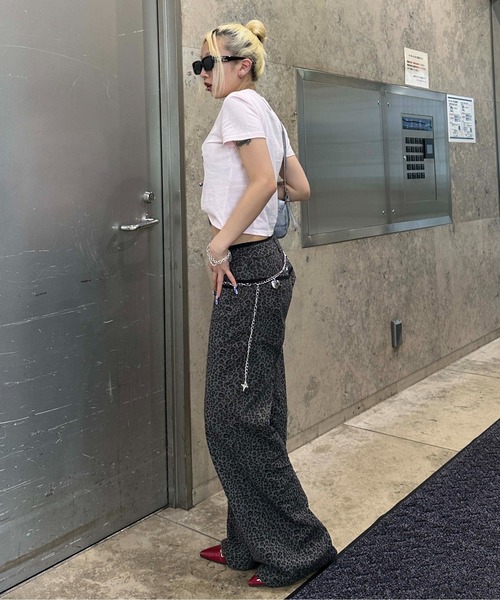 sedacle girl（セダクルガール）の「アソート総柄ヒップ刺繍パンツ（その他パンツ・レディース・チャコールグレー/カーキ/ダークグレー・SMALL/MEDIUM）」の9枚目の写真