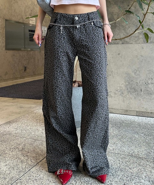 sedacle girl（セダクルガール）の「アソート総柄ヒップ刺繍パンツ（その他パンツ・レディース・チャコールグレー/カーキ/ダークグレー・SMALL/MEDIUM）」の14枚目の写真