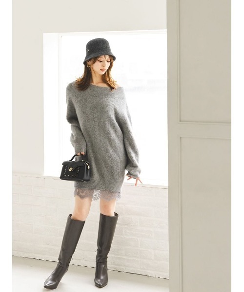 SNIDEL（スナイデル）の「フラップミニショルダー（ショルダーバッグ・レディース・ダークブラウン/ブラック/グレイッシュベージュ/ライトブルー・F）」の6枚目の写真