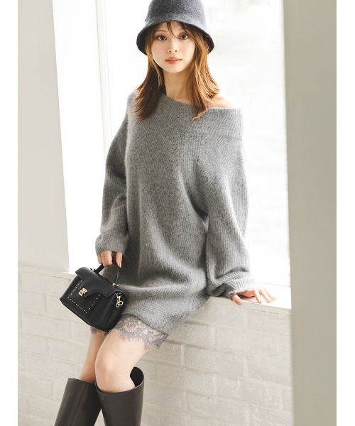 SNIDEL（スナイデル）の「フラップミニショルダー（ショルダーバッグ・レディース・ダークブラウン/ブラック/グレイッシュベージュ/ライトブルー・F）」の7枚目の写真