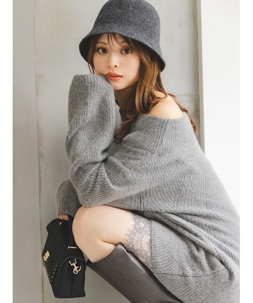 SNIDEL（スナイデル）の「フラップミニショルダー（ショルダーバッグ・レディース・ダークブラウン/ブラック/グレイッシュベージュ/ライトブルー・F）」の9枚目の写真