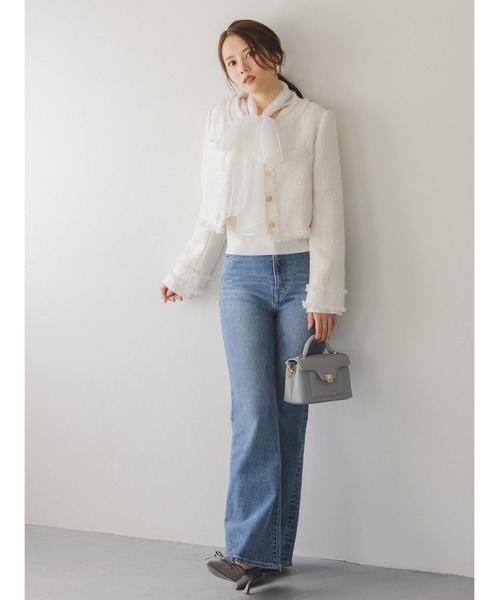 SNIDEL（スナイデル）の「フラップミニショルダー（ショルダーバッグ・レディース・ダークブラウン/ブラック/グレイッシュベージュ/ライトブルー・F）」の11枚目の写真