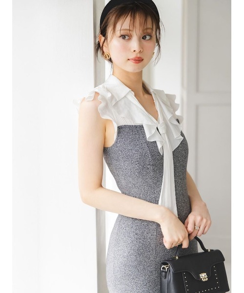 SNIDEL（スナイデル）の「フラップミニショルダー（ショルダーバッグ・レディース・ダークブラウン/ブラック/グレイッシュベージュ/ライトブルー・F）」の12枚目の写真