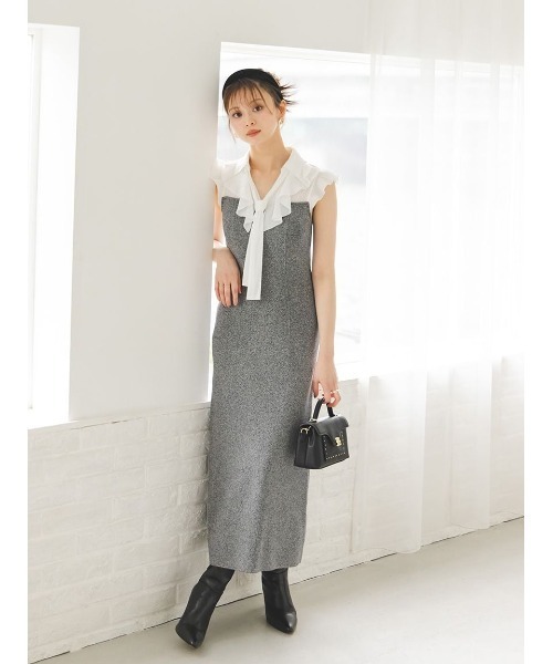 SNIDEL（スナイデル）の「フラップミニショルダー（ショルダーバッグ・レディース・ダークブラウン/ブラック/グレイッシュベージュ/ライトブルー・F）」の13枚目の写真