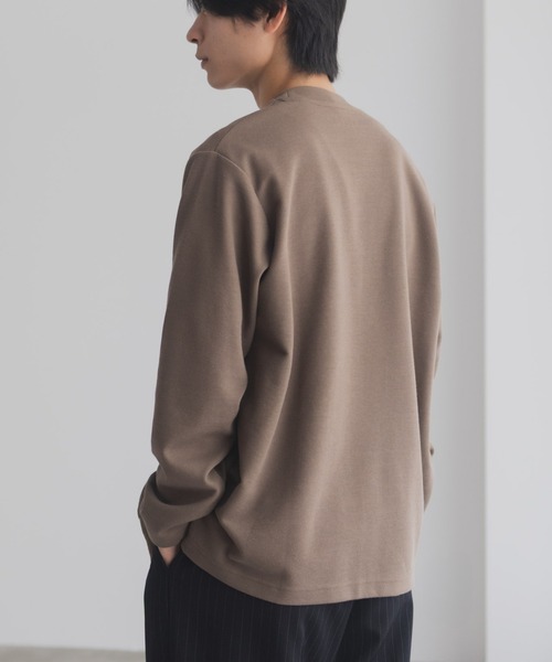 NAVY(ネイビー)の「NAVY 着流しカーディガンサンブル【UVカット】(アンサンブル・メンズ・ブラウン/ネイビー/ブラック/グレー・S/M/L/XL)」の17枚目の写真