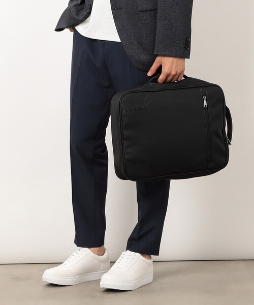 COMME CA ISM（コムサイズム）の「【PC対応】2WAY スクエアー バッグ（バックパック/リュック・メンズ・ブラック・FREE）」の3枚目の写真