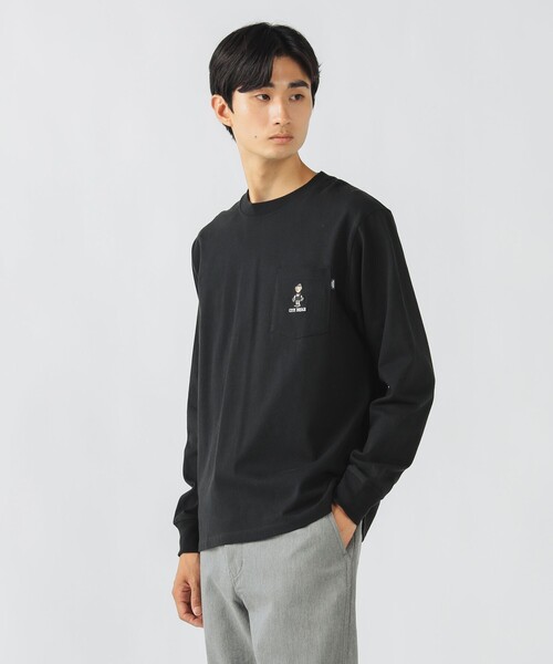 BEAMS HEART（ビームスハート）の「【ユニセックス】トトノイ & ジム ベアー ロング スリーブ Tシャツ（Tシャツ/カットソー・メンズ・ブラック/ホワイト・M/S/XL/L）」の8枚目の写真