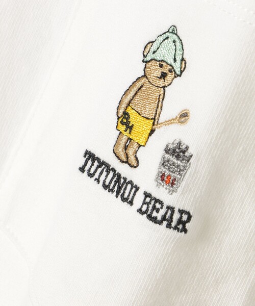 BEAMS HEART（ビームスハート）の「【ユニセックス】トトノイ & ジム ベアー ロング スリーブ Tシャツ（Tシャツ/カットソー・メンズ・ブラック/ホワイト・M/S/XL/L）」の16枚目の写真