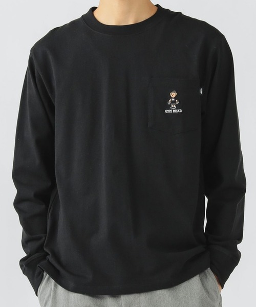 BEAMS HEART（ビームスハート）の「【ユニセックス】トトノイ & ジム ベアー ロング スリーブ Tシャツ（Tシャツ/カットソー・メンズ・ブラック/ホワイト・M/S/XL/L）」の2枚目の写真