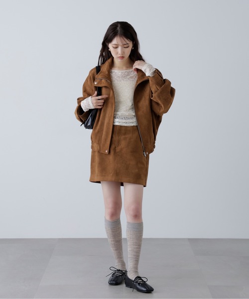 FREE'S MART（フリーズマート）の「◆サイドドロストレースカットソー（Tシャツ/カットソー・レディース・グレー/ブラック/ホワイト/ボルドー・FREE）」の14枚目の写真