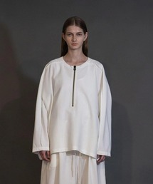 my beautiful landlet（マイビューティフルランドレット）の「【my beautiful landlet】 PONTE KNIT FRONT ZIP PULLOVER（チューブトップ・メンズ）」