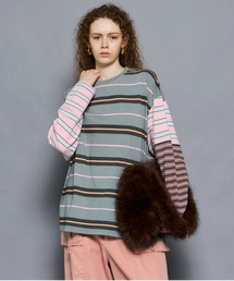 最終値下✴︎メゾンスペシャル　maison special 長袖カットソー MAGAZINE HEADING Long Sleeve T-shirt/MAGAZINE HEADINGロング