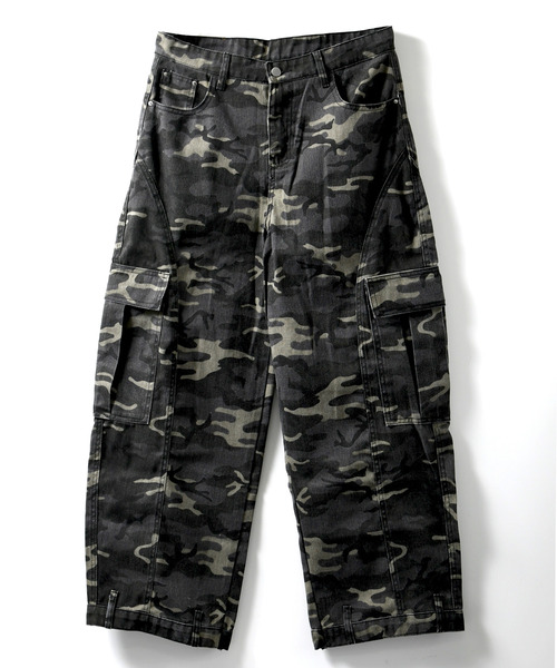 neos（ネオス）の「【neos】ルーズシルエット 迷彩 カモフラージュ カーブ ワイド カーゴ パンツ（カーゴパンツ・メンズ・カモフラージュ・MEDIUM/LARGE/X-LARGE）」の10枚目の写真