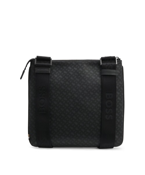 BOSS（ボス）の「モノグラムパネル エンベロープバッグ フォイルエンボスロゴ（ショルダーバッグ・メンズ・ブラック・ONESIZE）」の3枚目の写真