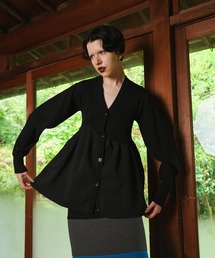 OMMO（オーエムエムオー）の「TUCK FLARE KNIT CD（カーディガン/ボレロ）」