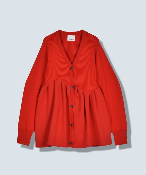 TUCK FLARE KNIT CD（カーディガン/ボレロ）｜OMMO（オーエムエムオー