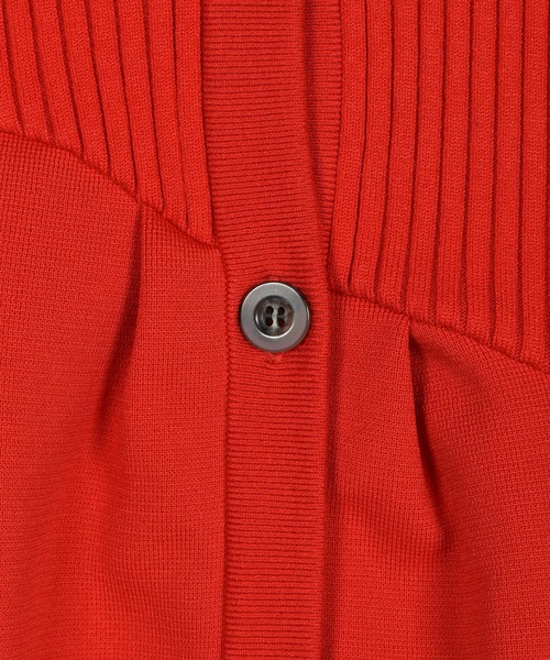 TUCK FLARE KNIT CD(カーディガン/ボレロ)|OMMO(オーエムエムオー TUCK FLARE KNIT CD(カーディガン/ボレロ)|OMMO(オーエムエムオー