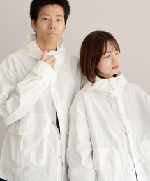bashful base Oriental（バッシュフルベースオリエンタル）の「【bbO】ハイブリッドフーデッドシャツジャケット（シャツ/ブラウス）」
