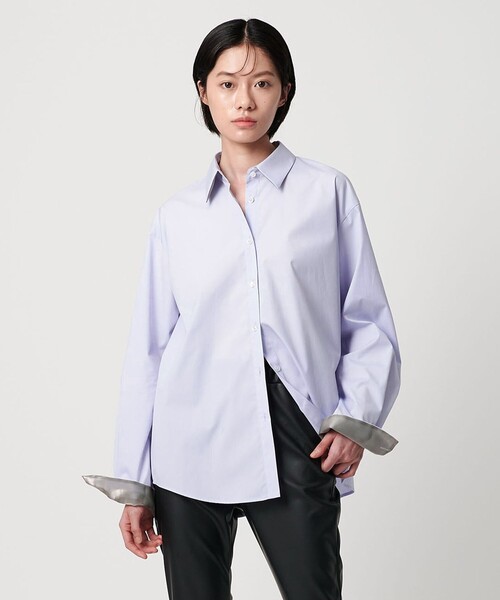 セール】＜AEWEN MATOPH＞サテンポイントシャツ ‐ ウォッシャブル