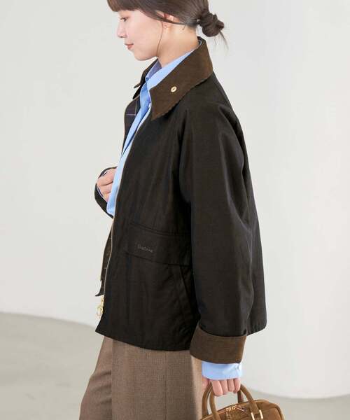 最終出品❣️新品IENA Barbour 別注 ボロウデイル ジャケット IENA｜Barbour/バブアー 別注 LADIES BORROWDALE/ボロウデイル