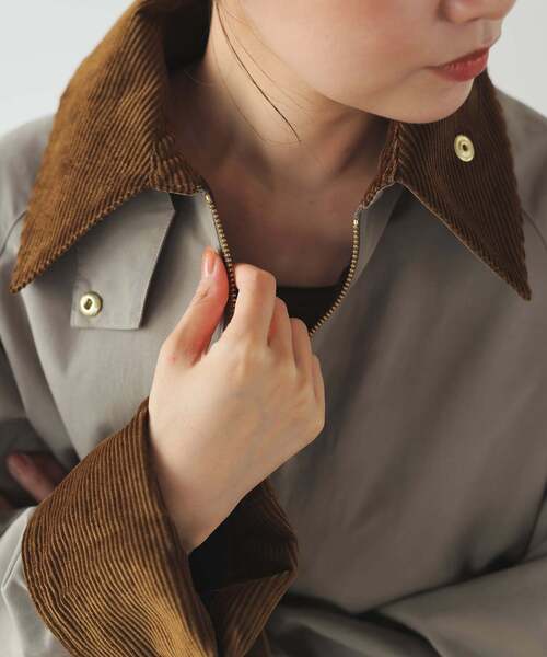 Barbour ダークブラウン ジャケット　IENA別注イエナ イエナ IENA Barbour/バブアー 別注 LADIES BORROWDALE/ボロウデイル