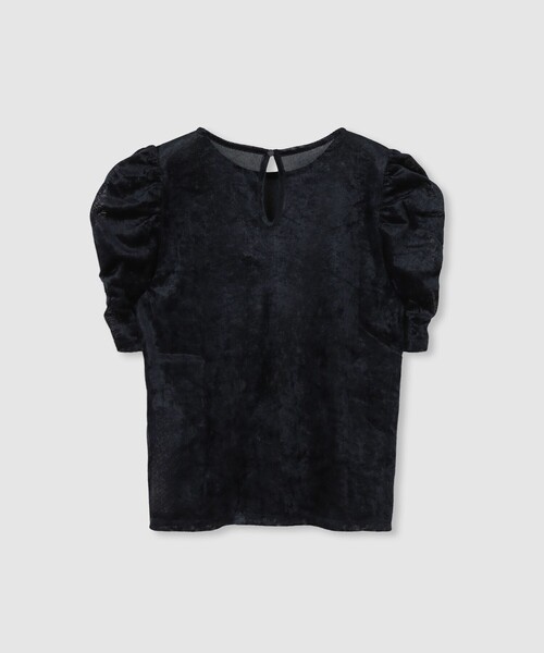 2 美品　LOULOU WILLOUGHBY ベロア　チュニック LOULOU WILLOUGHBY】ベロア半袖プルオーバー|allureville