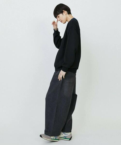 FRAPBOIS（フラボア）の「リブネックスウェット（スウェット・レディース・グレー/ブラック・1/2）」の13枚目の写真