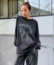 【UNISEX】ALAND/アソートプリントロンT