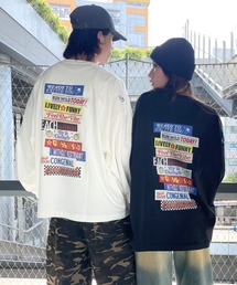 ALAND | 【UNISEX】ALAND／アソートプリントロンT(Tシャツ/カットソー)