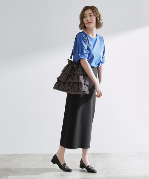 grove（グローブ）の「【撥水】ティアードドロストショルダー（ショルダーバッグ・レディース・ダークグレー/アイボリー/ブラック/ライトベージュ・00）」の8枚目の写真