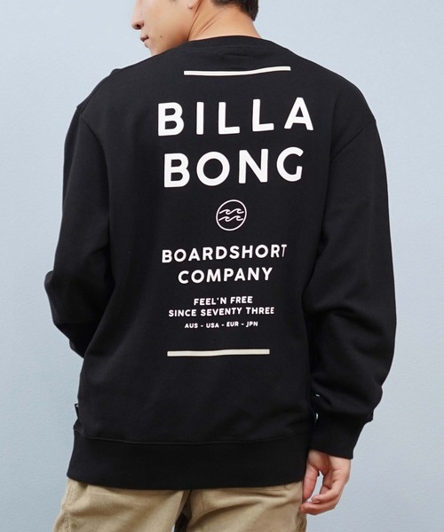 セール】BILLABONG/ビラボン トレーナー スウェット クルーネック ロゴ