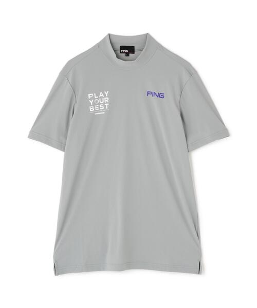 PING APPAREL】サライテック半袖ハイネックシャツ ＜EARLY AUTUMN