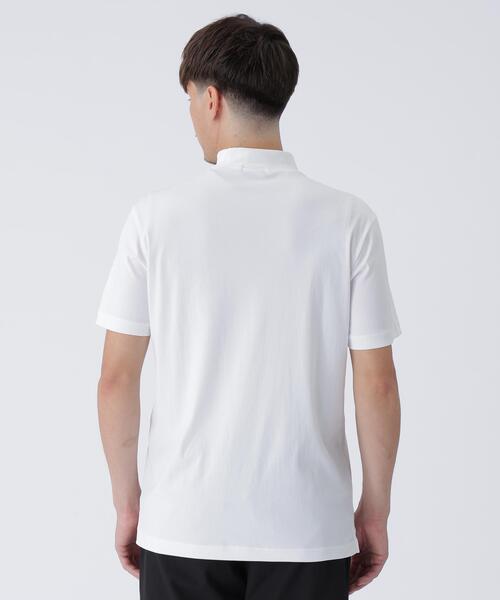 【ネイビー】サライテック半袖ハイネックシャツ <EARLY AUTUMN> (MENS) PING APPAREL】サライテック半袖ハイネックシャツ ＜EARLY AUTUMN