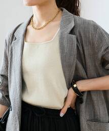 le.coeur blanc | 2WAYニットタンク(ニット/セーター)