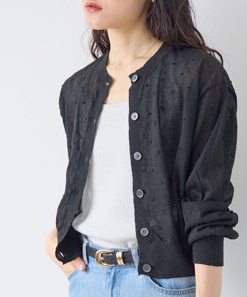 le.coeur blanc(ルクールブラン)の「2WAYニットタンク(ニット/セーター・レディース・ゴールド/ダークブラウン/オフホワイト/シルバー/ブラック・38)」の20枚目の写真