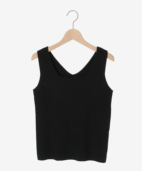 le.coeur blanc(ルクールブラン)の「2WAYニットタンク(ニット/セーター・レディース・ゴールド/ダークブラウン/オフホワイト/シルバー/ブラック・38)」の21枚目の写真