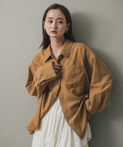 セール】ポケットツキワイドスリーブシャツ（シャツ/ブラウス）｜SENSE